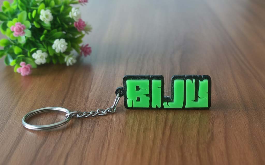 Personalized Name Keychain | Custom Name Key Ring for Men, Women & Kids | Stylish Acrylic Name Keychain | Customized Gift image 2